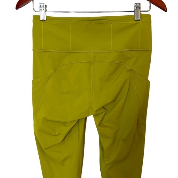 LULULEMON Fast and Free Crop II 19" *Nulux Golden Lime - Picture 10 of 14